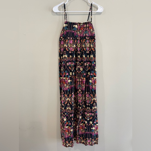 Anthropologie•Floral Quilted Maxi Dress•Size Small - Picture 2 of 3